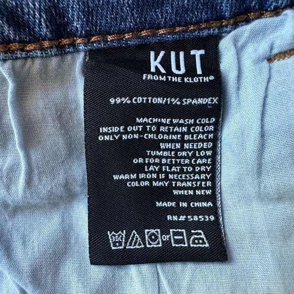Kut From The Kloth Womens 18 Shorts Gidget Fray Short Distressed Denim Jean - Picture 5 of 7